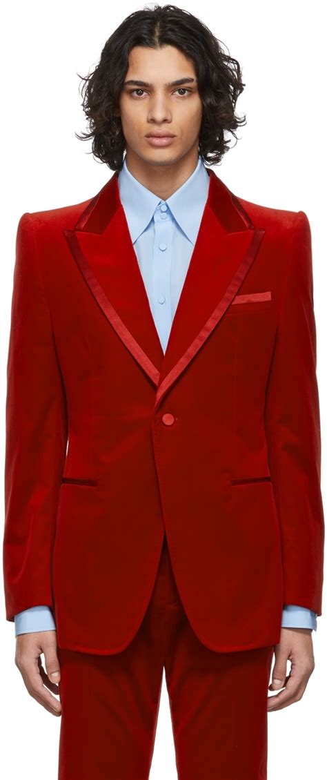 red velvet rooke gucci|Gucci red velvet suit.